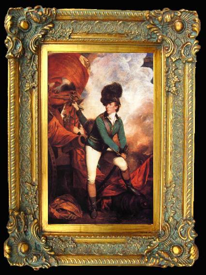 framed  REYNOLDS, Sir Joshua Lieutenant-Colonel Banastre Tarleton, Ta012-2